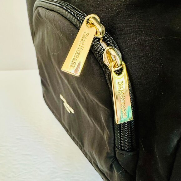 ISAAC MIZRAHI TIKTOK VIRAL LAPTOP ON-THE-GO ESSENTIALS TRAVEL BACKPACK BLACK - Picture 10 of 12